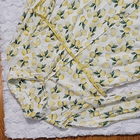 Beach Lunch Lounge Lemon Button Down Shirt, Women's Small, Excellent Con… - Picture 2 of 7